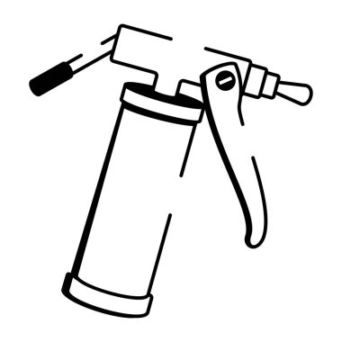 Yağ tabancası aracını gösteren çizim biçimi simgesi