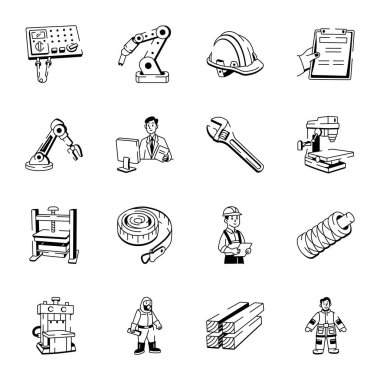 El Çekimi Endüstriyel Simgeler