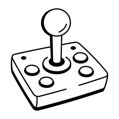 joystick 'i temsil eden bir el çizimi simgesi