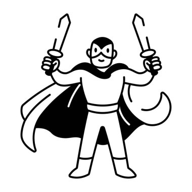 Kılıç ustasının yarım yamalak bir simgesi