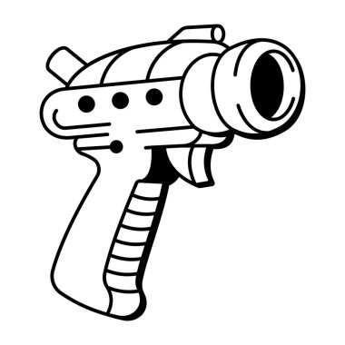 Lazer silahını temsil eden bir çizim biçimi simgesi