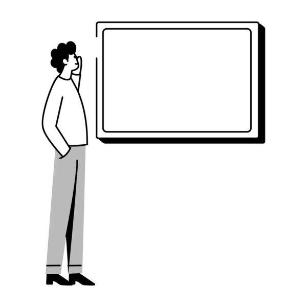 A sketchy style illustration showing empty board