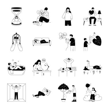 Zihinsel Stres Doldurulmuş Biçim Resimleri 