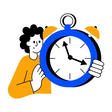 Düz biçim illüstrasyonuName 