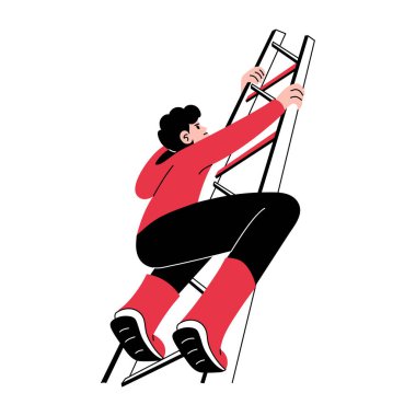 Tırmanma kulesini gösteren bir el çizimi. 