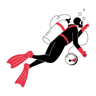 Düşük oksijen gösteren bir el çizimi 