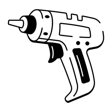 Bir kil ekstrakderini gösteren karalama biçimi simgesi