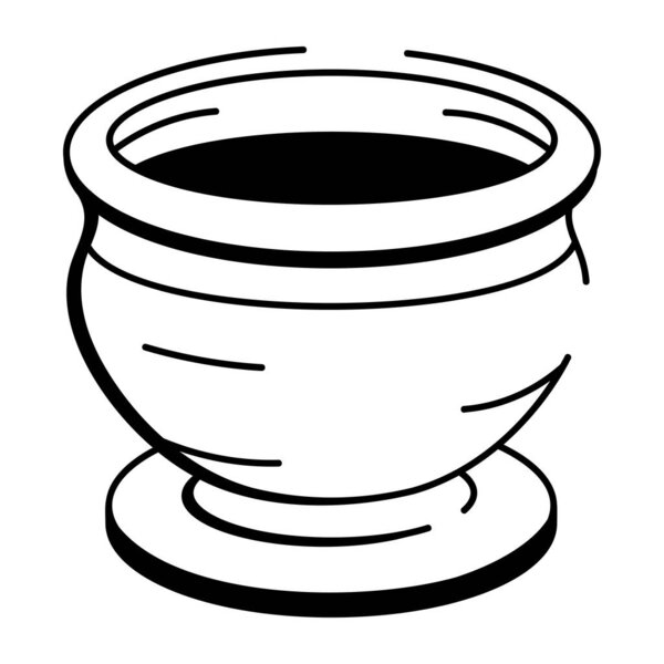 Иконка в стиле ручной работы, изображающая предмет бисквита