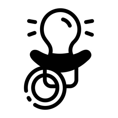 Bebek emziği gösteren bir glyph biçim simgesi