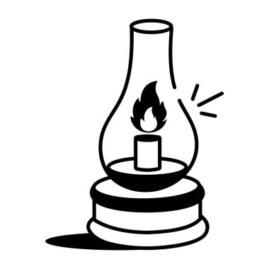 Yaşlı papirüsü gösteren karalama tarzı bir simge