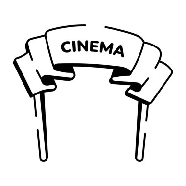 Direksiyon simidini gösteren el çizimi bir simge