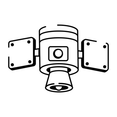 Direksiyon simidini gösteren el çizimi bir simge