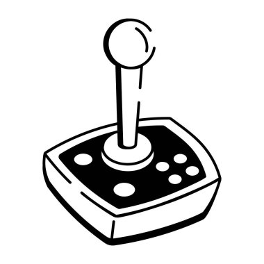 joystick 'i temsil eden yarım yamalak bir biçim simgesi