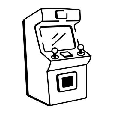 Oyun makinesini temsil eden bir çizim biçimi simgesi