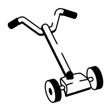 Paspas kovasını tasvir eden bir çizim biçimi simgesi