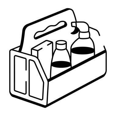 Paspas kovasını tasvir eden bir çizim biçimi simgesi