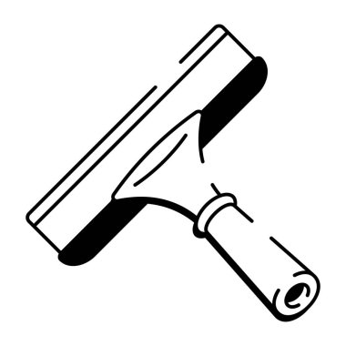 Paspas kovasını tasvir eden bir çizim biçimi simgesi