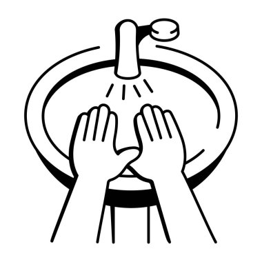 Çalışma masasını temsil eden yarım yamalak bir biçim simgesi