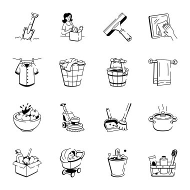 Temizleyici Stil Simgeleri Paketi 