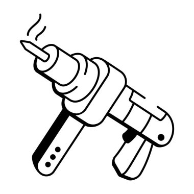 Lehim demiri temsil eden yarım yamalak bir simgeyi temsil ediyor