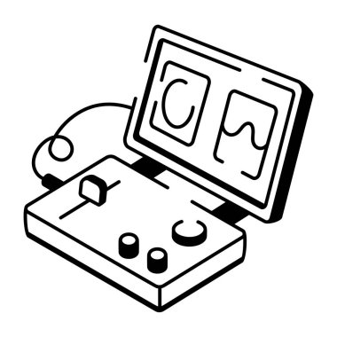 Kontrol panelini gösteren bir çizim biçimi simgesi