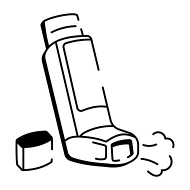 Tıbbi önlüğü gösteren bir çizim biçimi simgesi