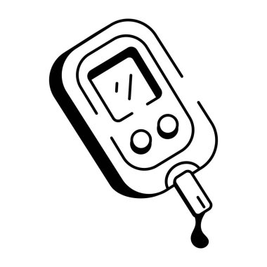 Tıbbi önlüğü gösteren bir çizim biçimi simgesi