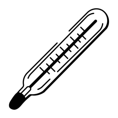 Tıbbi önlüğü gösteren bir çizim biçimi simgesi