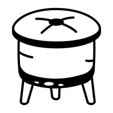 Ev gösteren el çizimi bir simge