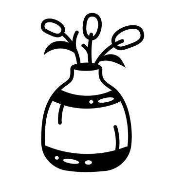 Ev gösteren el çizimi bir simge