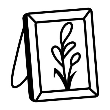 Ev gösteren el çizimi bir simge