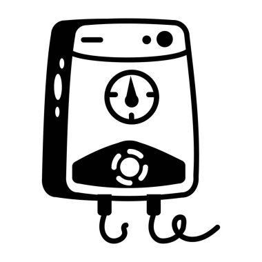 Ev gösteren el çizimi bir simge