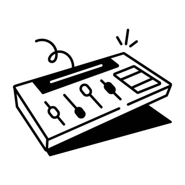 Ortam depolamasını gösteren bir çizim biçimi simgesi