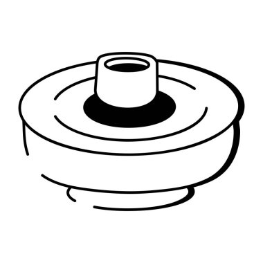 Bir yonca yaprağı cazibesini gösteren yarım yamalak bir simge