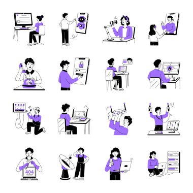 Ağ Çizen El Çizimleri Koleksiyonu 