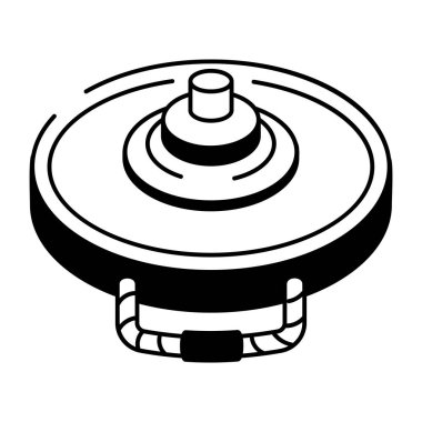 Gece görüşünü gösteren bir el çizimi simgesi