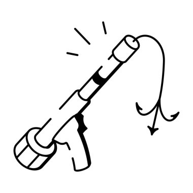 Gece görüşünü gösteren bir el çizimi simgesi