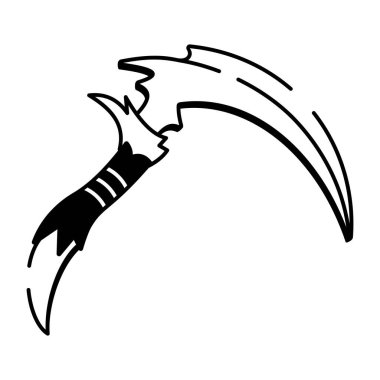 Gece görüşünü gösteren bir el çizimi simgesi