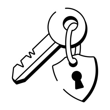 IP ağını gösteren karalama biçimi simgesi