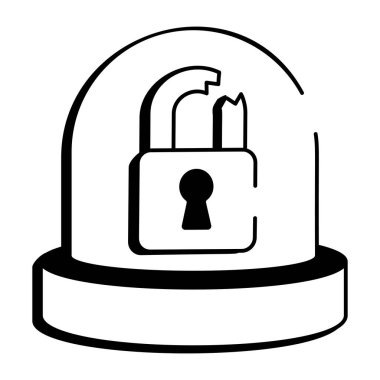 IP ağını gösteren karalama biçimi simgesi