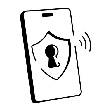 IP ağını gösteren karalama biçimi simgesi