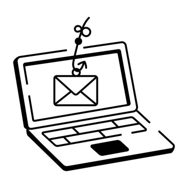 IP ağını gösteren karalama biçimi simgesi