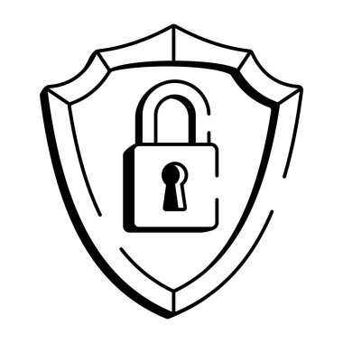 IP ağını gösteren karalama biçimi simgesi