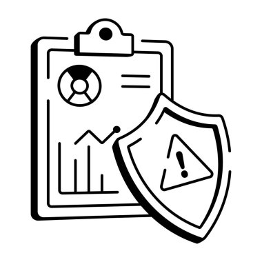 IP ağını gösteren karalama biçimi simgesi