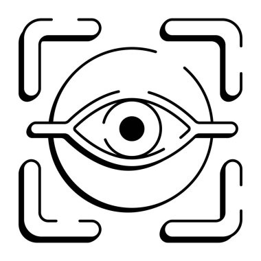 IP ağını gösteren karalama biçimi simgesi