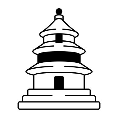 Çivili bir sopa silahını temsil eden çizim tarzı bir ikon.