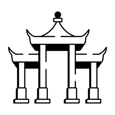 Çivili bir sopa silahını temsil eden çizim tarzı bir ikon.