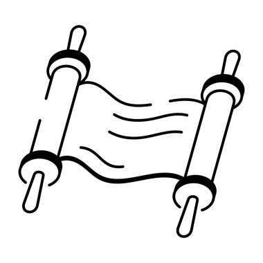 Çivili bir sopa silahını temsil eden çizim tarzı bir ikon.