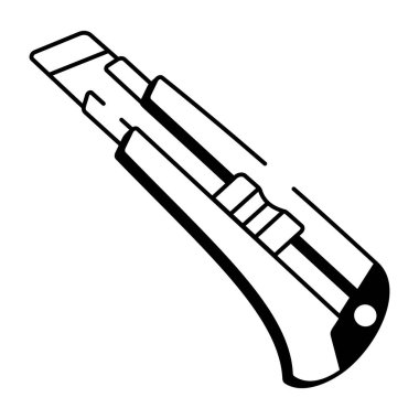 Kesiciyi temsil eden bir çizim biçimi simgesi