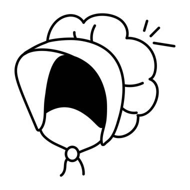 Kaputu temsil eden bir çizim biçimi simgesi